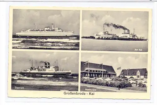 SCHIFFE - FÄHREN / Ferry - "DEUTSCHLAND" & "DANMARK", Grossenbrode-Kai