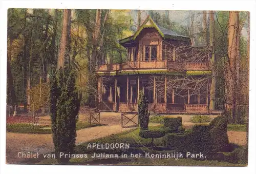 NL - GELDERLAND - APELDOORN, Chalet van Prinzess juliana