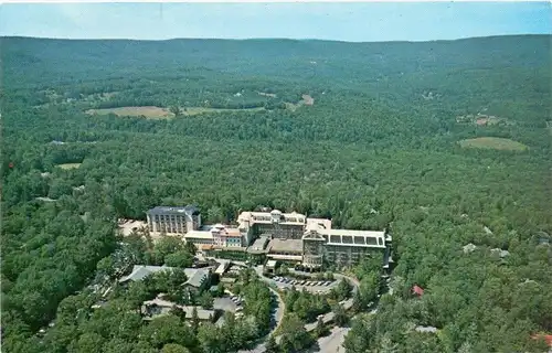 USA - PENNSYLVANIA - BUCK HILL FALLS, Buck Hill Inn & Golf Club, air view