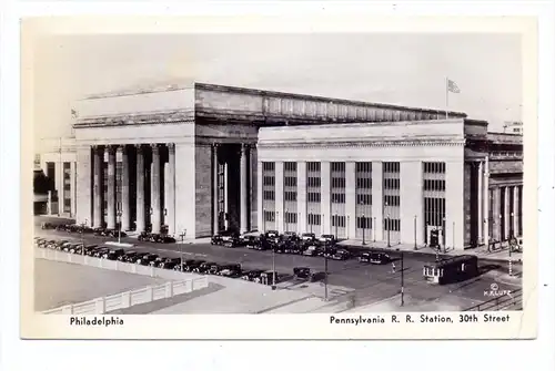 BAHNHOF / Station - Pennsylvania, R.R. Station, 1951, kl. Eckknick / AF