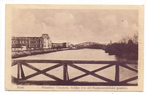 SRB 18000 NIS, Präfektur, Citadelle, Brücke - von der Mackensenbrüpcke gesehen, 1918
