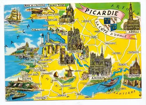 LANDKARTEN / MAPS - PICARDIE
