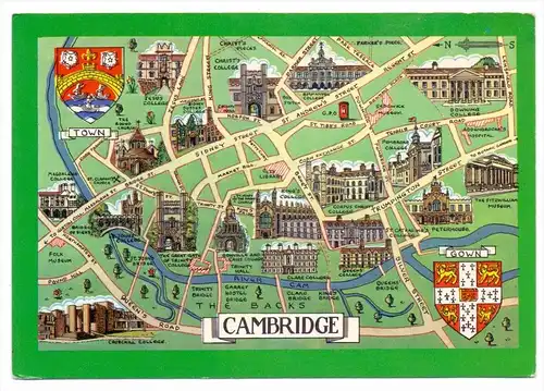 LANDKARTEN / MAPS - CAMPBRIDGE