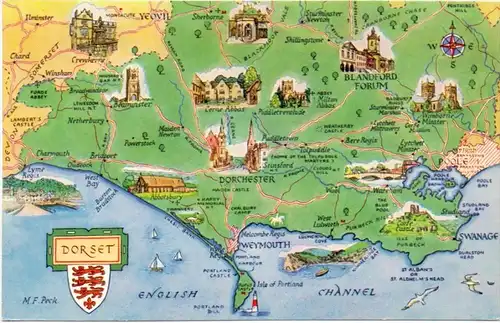 LANDKARTEN / MAPS - DORSET