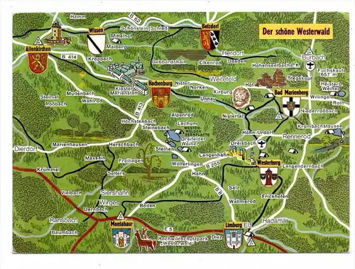 LANDKARTEN / MAPS - WESTERWALD