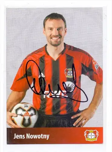 FUSSBALL - BAYER LEVERKUSEN - JENS NOWOTNY - Autogramm