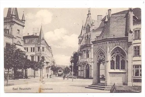 5483 BAD NEUENAHR, Hauptstrasse, Gleislose Strassenbahn, 1912