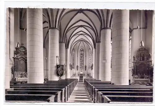 5952 ATTENDORN, Sauerländer Dom, Innenansicht, rücks. kl. Klebereste