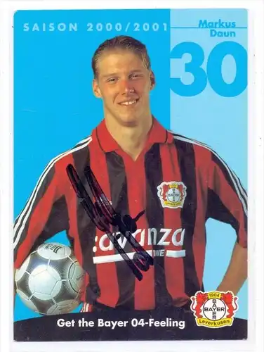 FUSSBALL - BAYER LEVERKUSEN - MARKUS DAUN - Autogramm