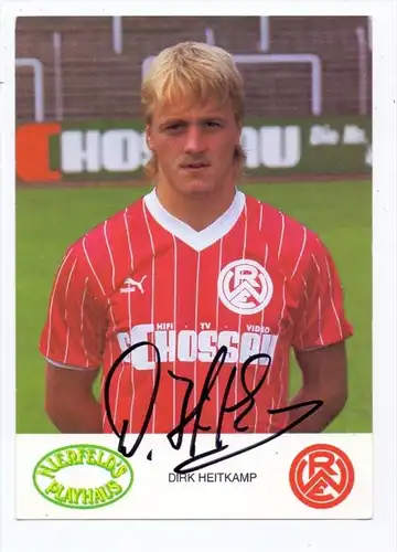 FUSSBALL - ROT - WEISS ESSEN, DIRK HEITKAMP, Autogramm