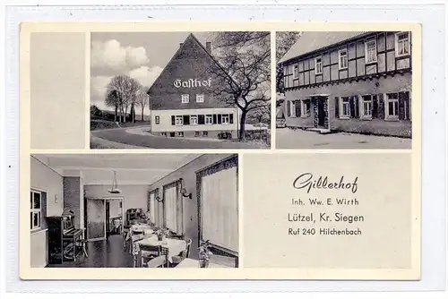 5912 HILCHENBACH - LÜTZEL, Gasthof Gillerhof