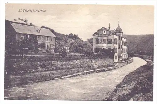 5940 LENNESTADT - ALTENHUNDEM, Ortsansicht mit Lenne