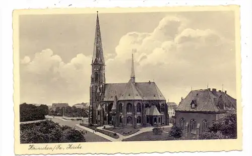 0-7201 HAINICHEN, Kirche, 1936