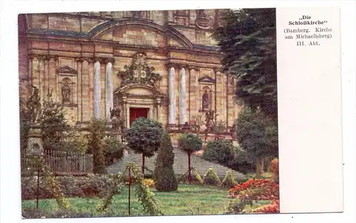 8600 BAMBERG, Kirche am Michaelisberg, Filmkulisse zu "EL VERDUGO", Drehwa-Film, München