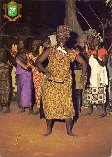 VÖLKERKUNDE / Ethnic - COTE d´IVORE, Ambiance