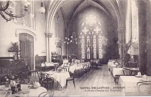 F 84000 AVIGNON, Hotel du Louvre, Ansienne Chavelle des Templiers
