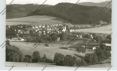 5780 BESTWIG, Gesamtansicht mit Bahnhof, 1963