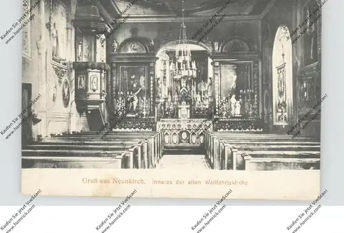 F 67860 FRIESENHEIM - NEUNKIRCH, Inneres der alten Wallfahrtskirche, 1916, Zensur