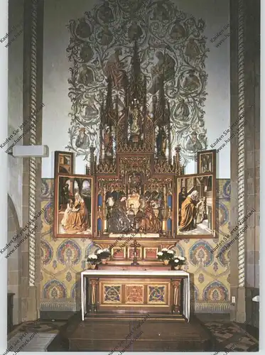 4173 KERKEN - ALDEKERK, Kirche St. Peter und Paul, Anna-Altar