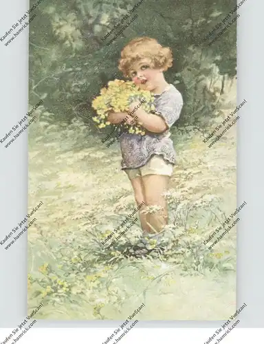 KINDER - Möädchen mit Blumenstrauss