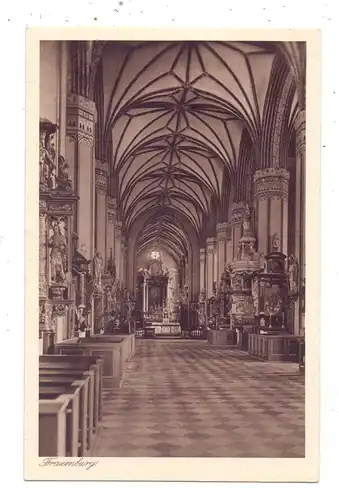 OSTPREUSSEN - FRAUENBURG / FROMBORK, Dom zu Frauenburg, Innenansicht, Verlag: Krauskopf