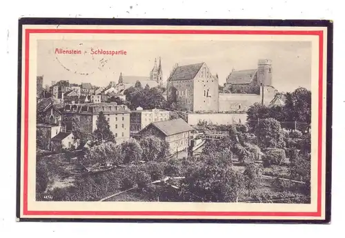 OSTPREUSSEN - ALLENSTEIN / OLSZTYN, Schlosspartie, 1915, deutsche Feldpost