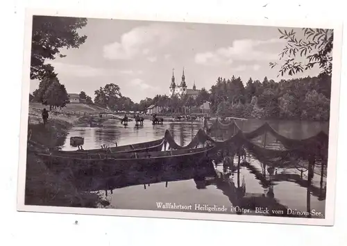 OSTPREUSSEN - HEILIGELINDE / SWIETA LIPKA, Blick vom Dainova-See, Pferde- und Kuh-Tränke