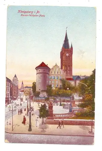 OSTPREUSSEN - KÖNIGSBERG / KALININGRAD, Kaiser Wilhelm Platz, Verlag: Trinks-Leipzig