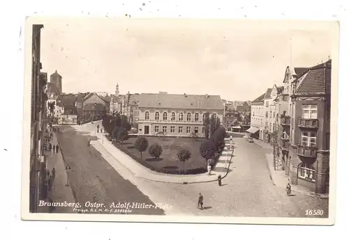 OSTPREUSSEN - BRAUNSBERG / BRANIEWO, Adolf - Hitler - Platz, 1944
