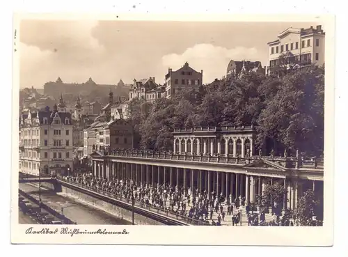 BÖHMEN & MÄHREN, KARLSBAD / KARLOVY VARY, Brunnenpromenade