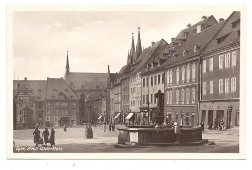 BÖHMEN & MÄHREN - EGER / CHEB, Adolf - Hitler - Platz