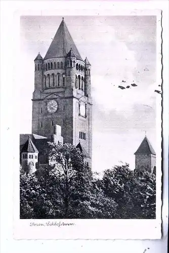 POSEN - POSEN / POZNAN, Schlossturm, 1940, Feldpost, Reserve Lazarett