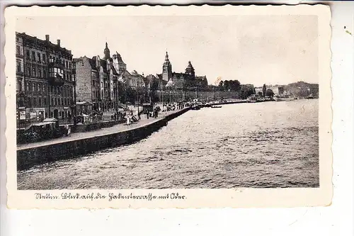 POMMERN - SZCZECIN / STETTIN, Hakenterrasse & Oder, Verlag: Schütz & Bergmann