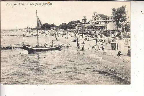OSTPREUSSEN - CRANZ / SELENOGRADSK, Am Hotel Monopol