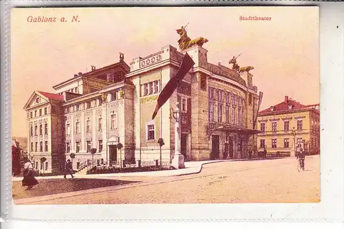BÖHMEN & MÄHREN - GABLONZ / JABLONEC NAD NISOU, Stadttheater