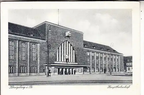 OSTPREUSSEN - KÖNIGSBERG / KALININGRAD, Hauptbahnhof, La Gare, Station