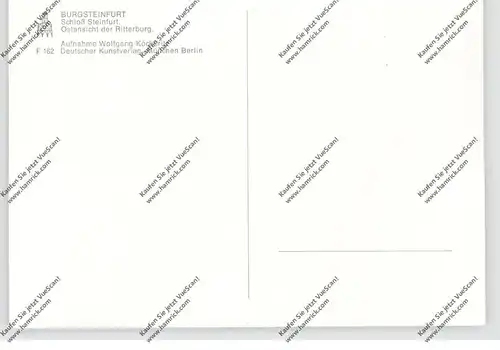 4430 STEINFURT - BURGSTEINFURT, Schloß, Ostansicht, DKV Deutscher Kunst Verlag