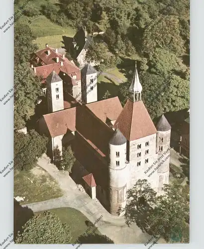 4410 WARENDORF - FRECKENHORST, Stiftskirche, Luftaufnahme