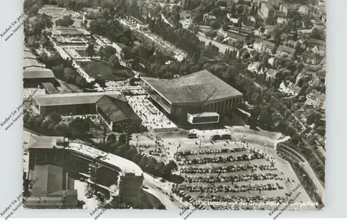 4300 ESSEN, Gruga-Halle und Umgebung, Luftaufnahme, 1959