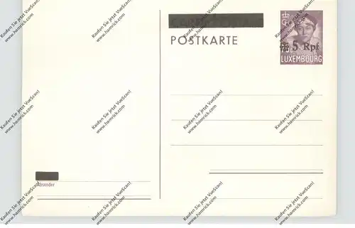 LUXEMBURG - 1941, Deutsche Besetzung, GA 06, 5 Rpf. auf 75c