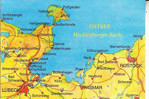 LANDKARTEN / MAPS - D - Ostsee