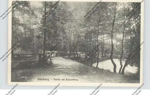 4100 DUISBURG, Partie am Kaiserberg, 1910