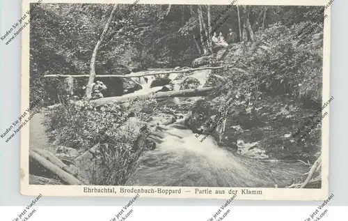 5407 BOPPARD, Ehrbachtal, Partie aus der Klamm, 1927