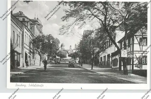 5060 BERGISCH GLADBACH - BENSBERG, Schloßstrasse, Oldtimer, 1957, kl. Druckstelle