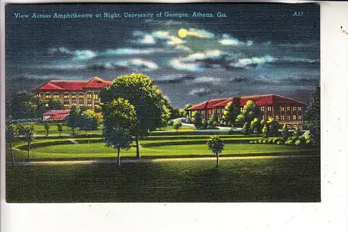 USA - GEORGIA - ATHENS, View across Amphitheatre at Night, University of Georgia