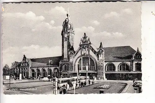 4150 KREFELD, Hauptbahnhof / Station / La Gare, 195..