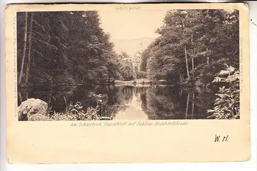 0-5804 FRIEDRICHRODA - REINHARDSBRUNN, Schaerteich am Schloss, 1906