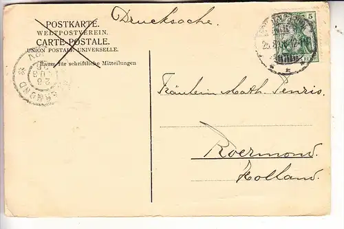 0-5804 FRIEDRICHRODA - REINHARDSBRUNN, Schaerteich am Schloss, 1906