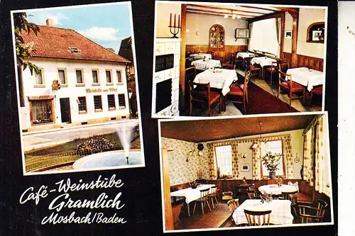 6950 MOSBACH, Cafe-Weinstube Gramlich