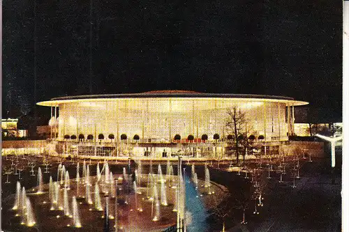 EXPO - BRUSSEL 1958, Pavillon USA by night